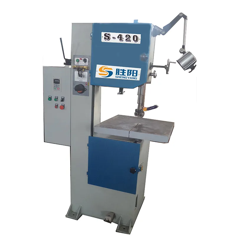 Вертикальный ленточнопильный станок Шэнъян S-420 фиксированный рабочий стол.3