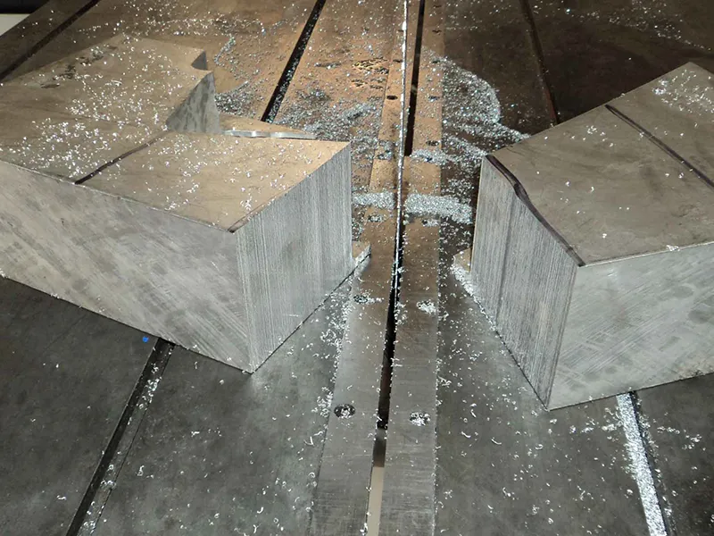 Примеры высокоскоростной резки алюминия.4